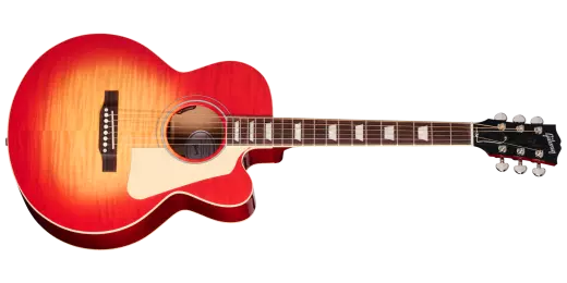 Gibson - Les Paul Parlor Acoustic/Electric Guitar with Hardshell Case - Vintage Cherry Sunburst
